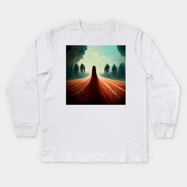 speed and a long distance  Kids Long Sleeve T-Shirt by SR8891