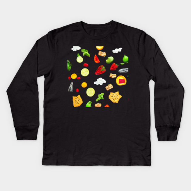 different fruits for your life Kids Long Sleeve T-Shirt by SR8891