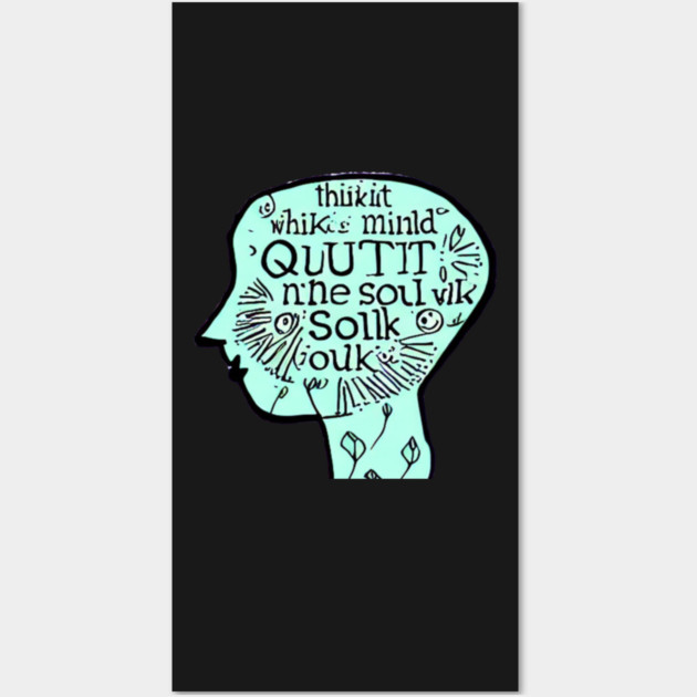 Quiet The Mind And The Soul Will Speak Wall Art by SR8891