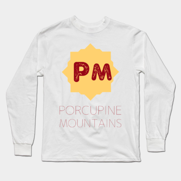 Exploring the Majesty of the Porcupine Mountains" Long Sleeve T-Shirt by SR8891