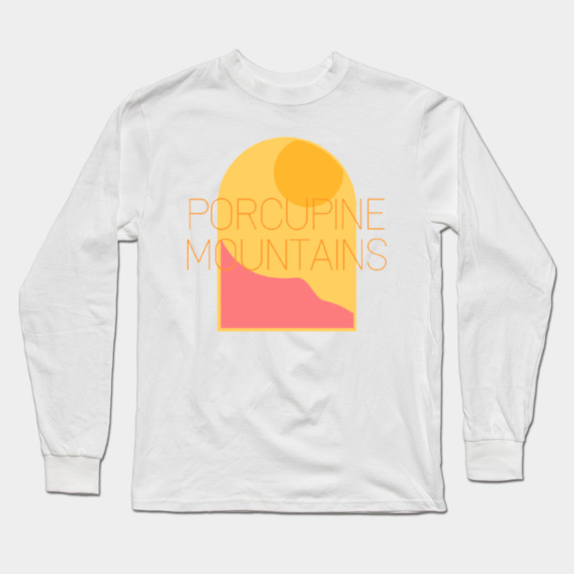 Discovering Nature's Majesty the Porcupine Mountain Long Sleeve T-Shirt by SR8891