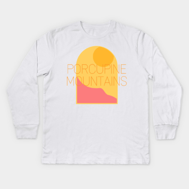 Discovering Nature's Majesty the Porcupine Mountain Kids Long Sleeve T-Shirt by SR8891