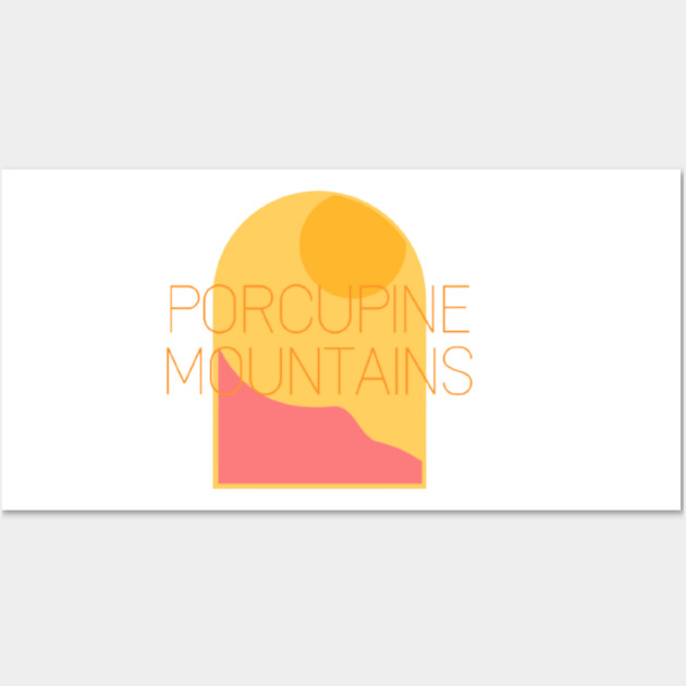 Discovering Nature's Majesty the Porcupine Mountain Wall Art by SR8891