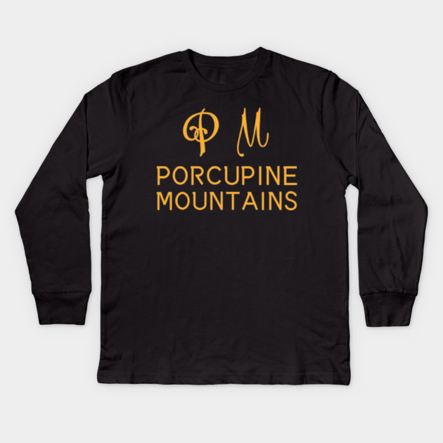 life of Porcupine Mountains Kids Long Sleeve T-Shirt by SR8891