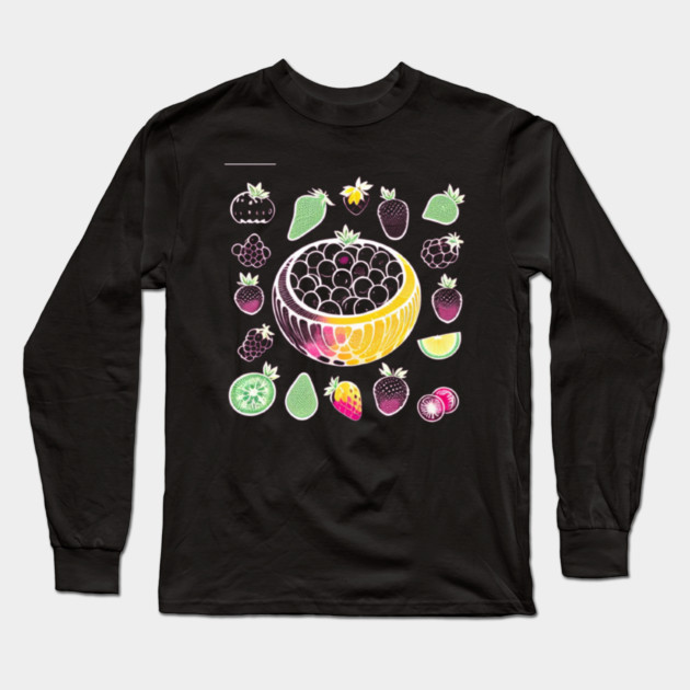 Frozen fruit Long Sleeve T-Shirt by SR8891