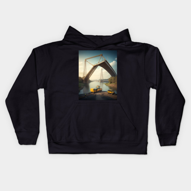 civil engineering Kids Hoodie by SR8891
