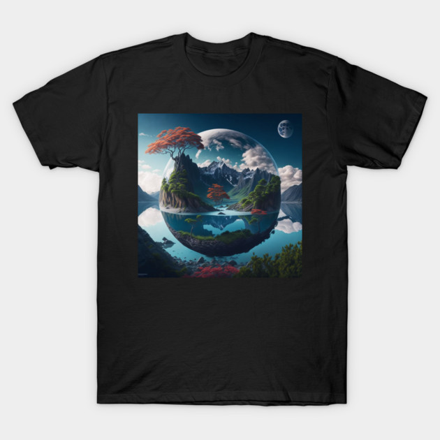 Exploring Our Beautiful World where are you T-Shirt by SR8891