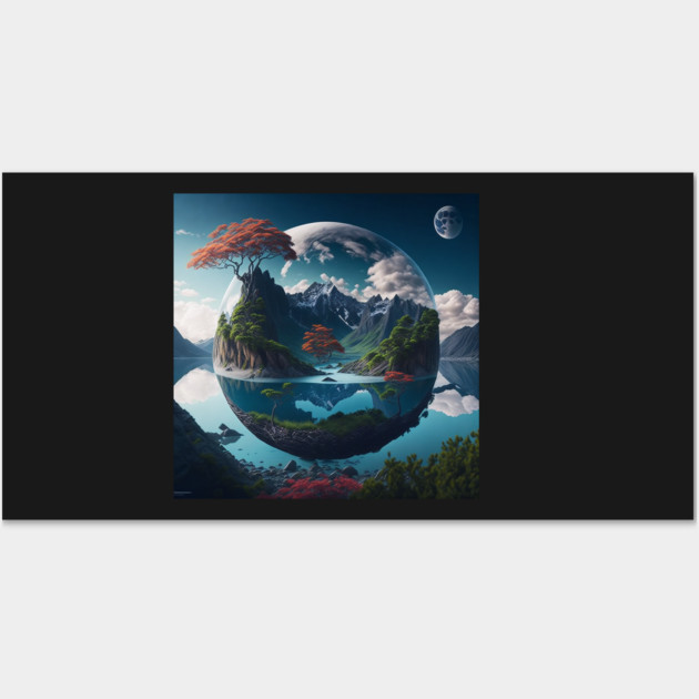 Exploring Our Beautiful World where are you Wall Art by SR8891