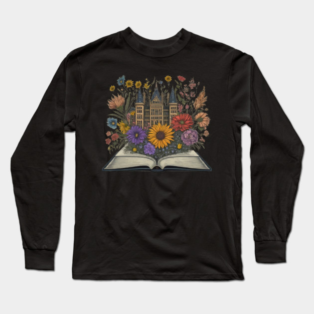 university graduation gift and student book lover Long Sleeve T-Shirt by SR8891