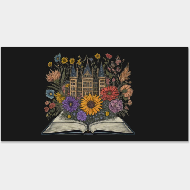 university graduation gift and student book lover Wall Art by SR8891