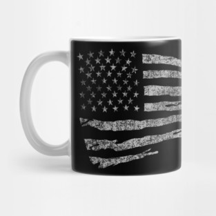 White American Flag Mug