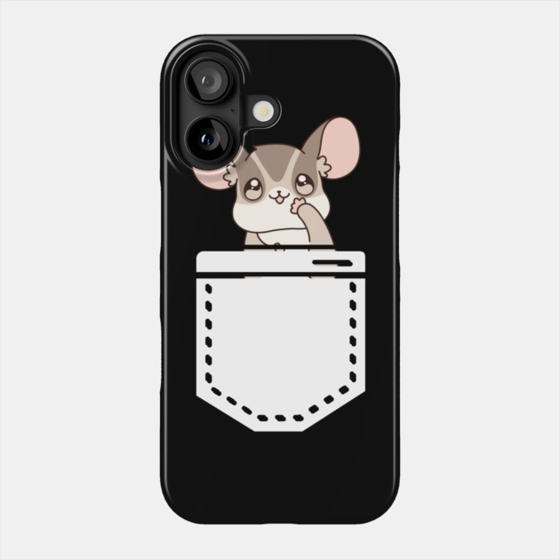 Sugar Glider Pocket Phone Case by The WYLD Tribe