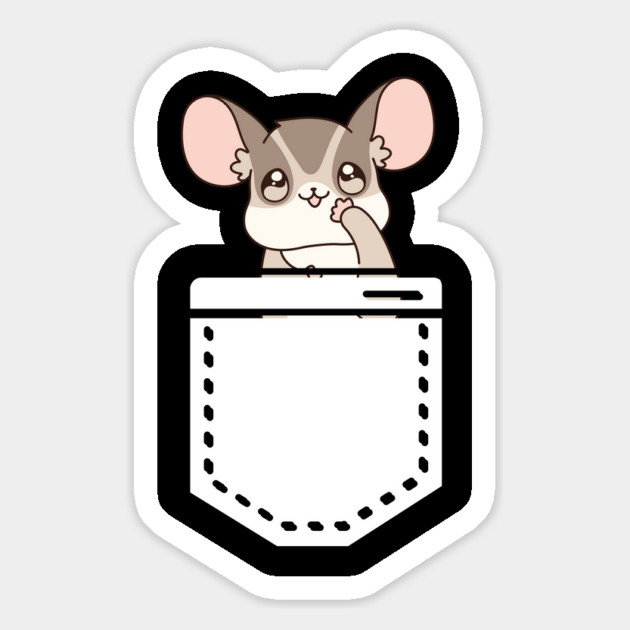 Sugar Glider Pocket Magnet by The WYLD Tribe