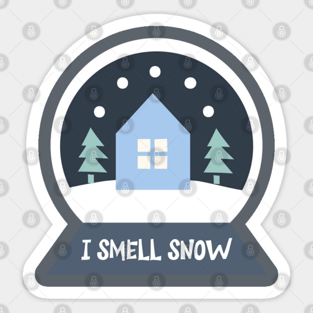 I smell snow Sticker by Stars Hollow Mercantile