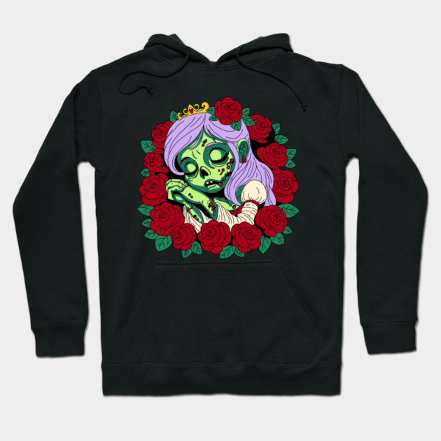 Zombie Sleeping Beauty Hoodie by H. R. Sinclair