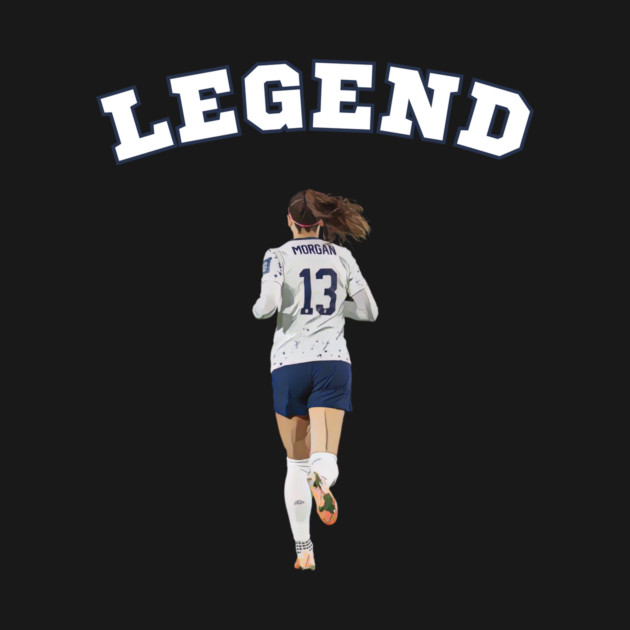 Alex Morgan Legend USWNT 13 San Diego Wave by Shine Threads
