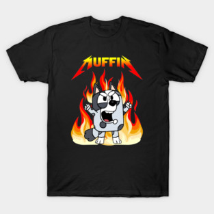Muffin Bluey Metal T-Shirt