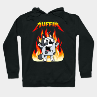 Muffin Bluey Metal Hoodie
