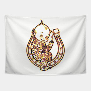 Tattooed Kewpie Tapestry