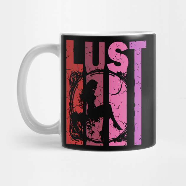 Lust - Desire, Fancy & Love - Retro Typographic Design by TuncGK