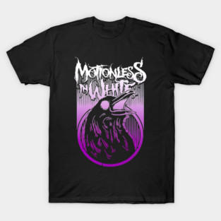 Creatures Purple White Motionless Art T-Shirt