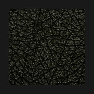 Black Leather T-Shirt