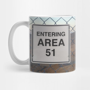 Entering Area 51 Mug