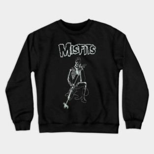 Misfits – Distressed Skull Crewneck Sweatshirt