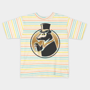 Le Rat Gentleman : T-shirt Humoristique Tendance Kids T-Shirt