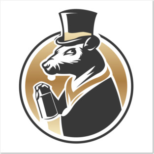 Le Rat Gentleman : T-shirt Humoristique Tendance Posters and Art