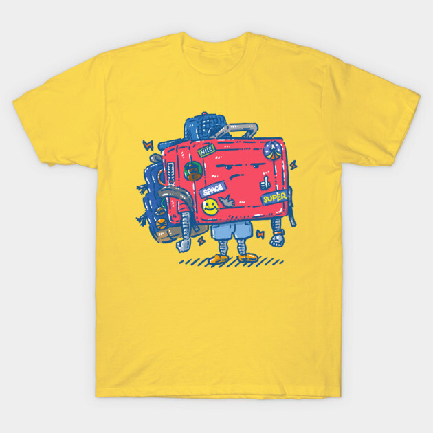 Annoyed Lunch Pail Kid T-Shirt by nickv47