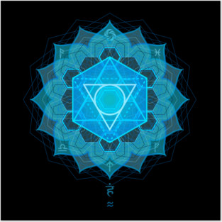 Throat Chakra - Guided by the Omans Posters and Art