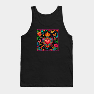 Milagro Heart and Butterflies Tank Top