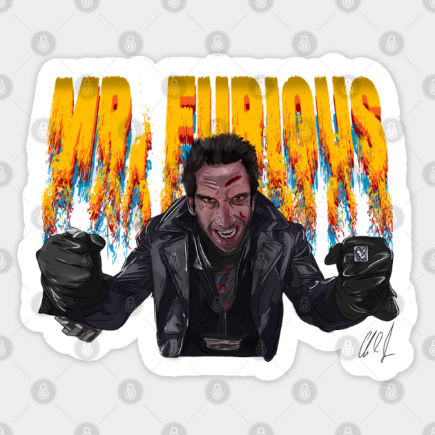 Mystery Men: Mr. Furious Sticker by 51Deesigns