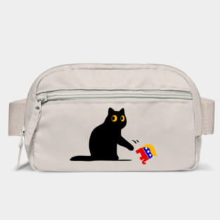 Cat vs. GOP Elephant - Kamala Harris - Anti Trump Bag