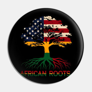 African Roots Pin