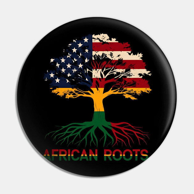 African Roots Pin by UrbanLifeApparel