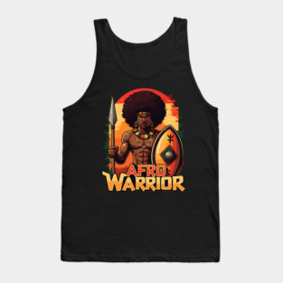 Afro Warrior Tank Top