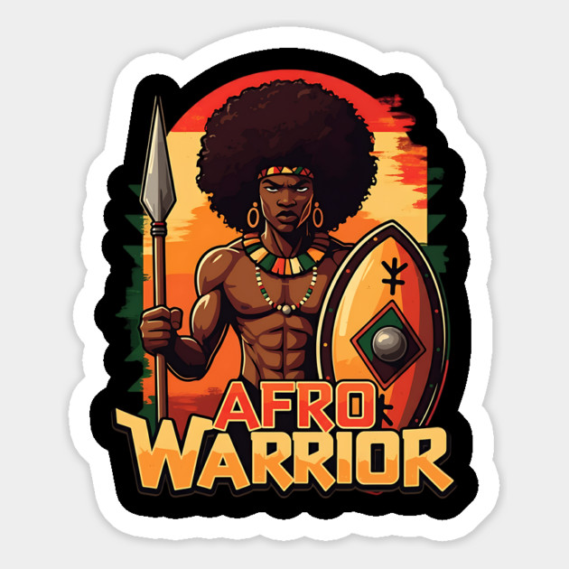 Afro Warrior Magnet by UrbanLifeApparel