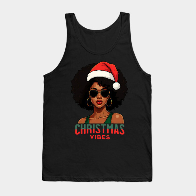 Christmas Vibes Tank Top by UrbanLifeApparel