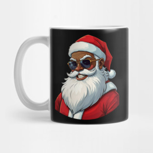 Black Santa Mug