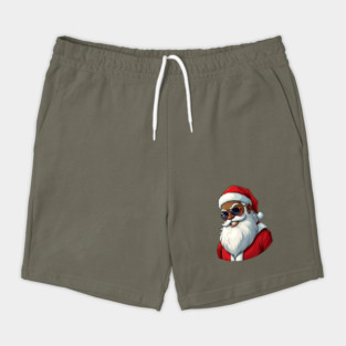 Black Santa Shorts