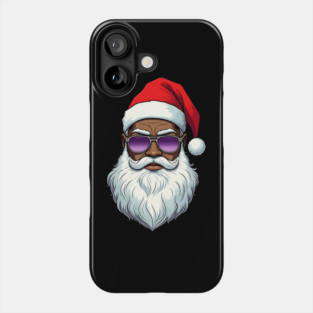 Cool Black Santa Phone Case