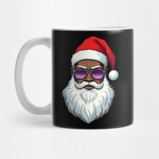 Cool Black Santa Mug