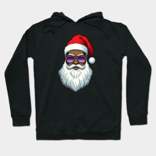 Cool Black Santa Hoodie