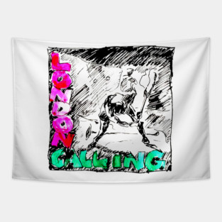 London Calling Distressed - The Clash Tapestry