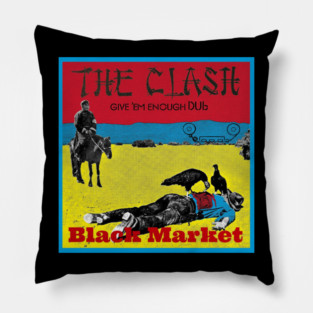 The Clash - Black Market Pillow