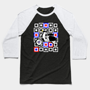 Scooter Mod Block Baseball T-Shirt