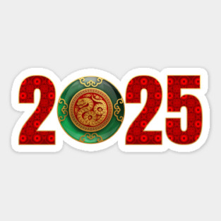 2025 Jade Chinese New Year of the Snake Sticker