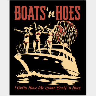 Prestige Worldwide Boats n' Hoes v2 Posters and Art